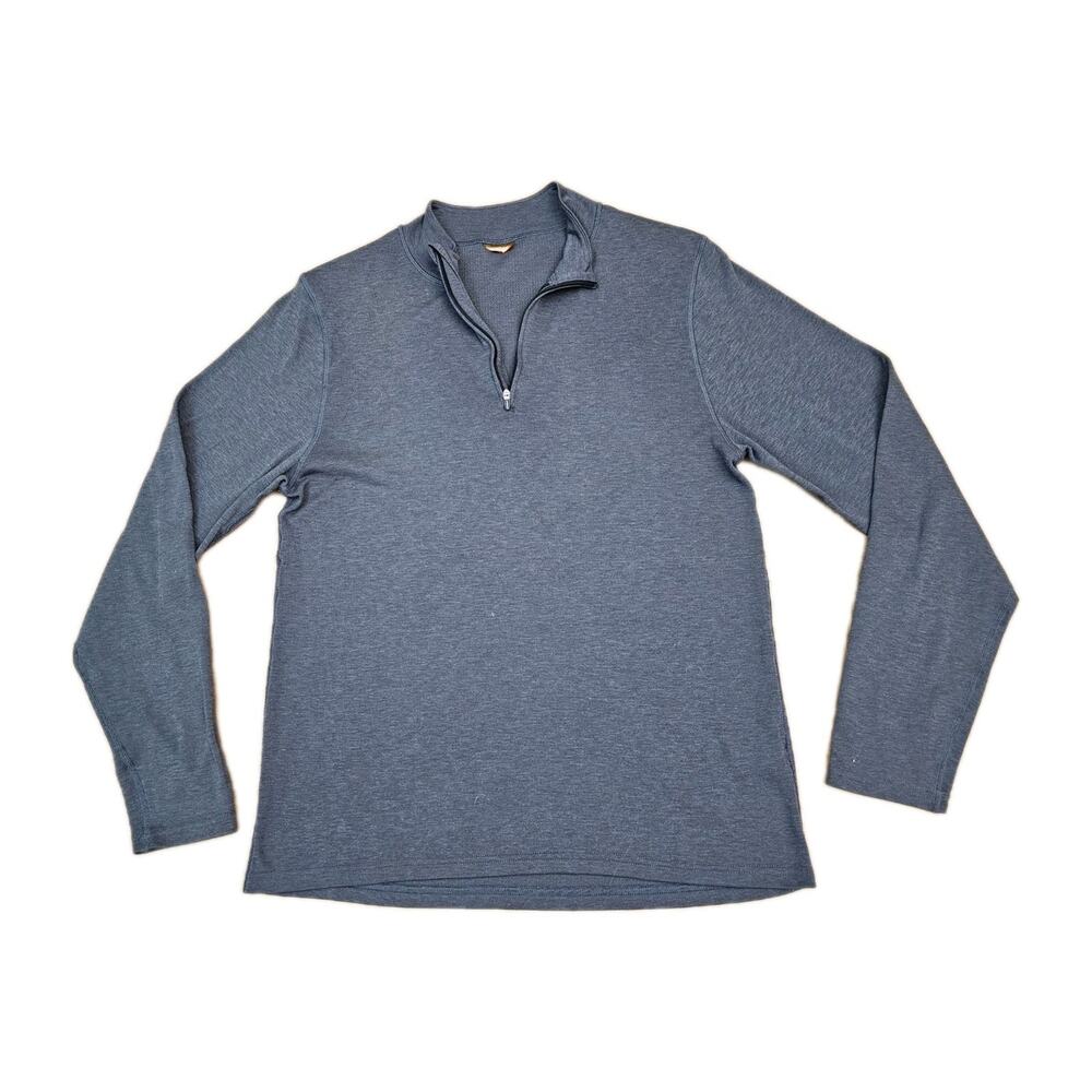 Gordini Lavawool 1/4 Zip Jacket Base Layer Merino Wool Mens Large Gray Shirt